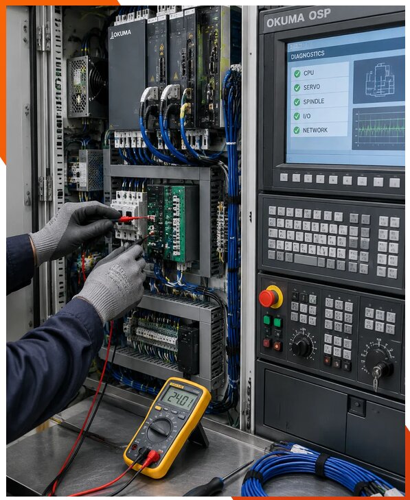 Ремонт систем ЧПУ Okuma OSP в Кинели